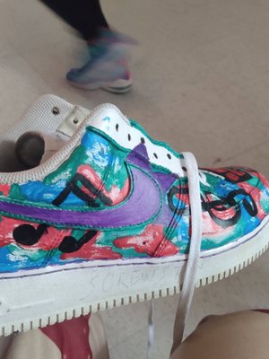 Air Force 1 customized side view.