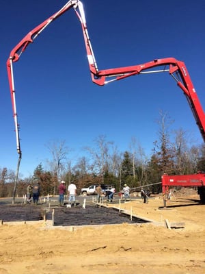 4,200sf House Slab