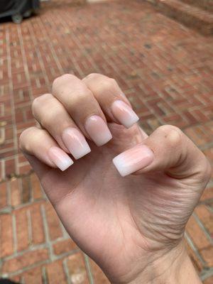 Nude Ombré SNS Acrylics