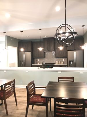 Kitchen and dining area