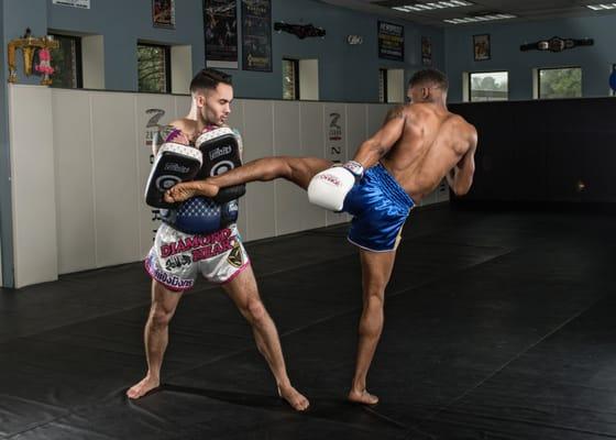 Muay Thai Coaches Mark DeLuca and Ron King III