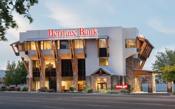 Revitalization of existing building along Virginia Street in Reno, NV to new corporate offices for Heritage Bank of Nevada.