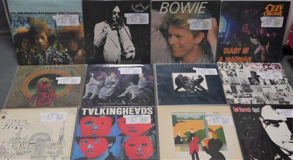 You can see all new vinyl as well as used vinyl priced $9.99+ on our web site.