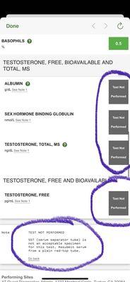 Wrong Collected Blood Test