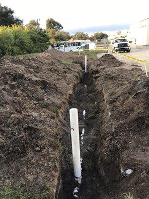 SEWER LINE INSTALLATION