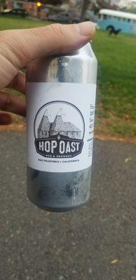 oatmeal stout to go- canned right from the tap.