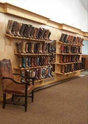 We Offe a Large Selection of Men's and Ladies
 Casual, Dress and Exotic Western and Fashion Boots.
 Children's Work and Western Boots too!!