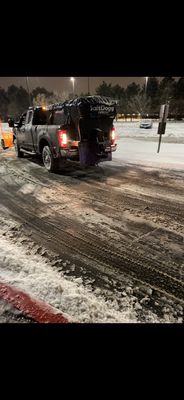 Commercial snow removal and salting