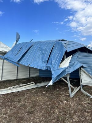 Carport damage