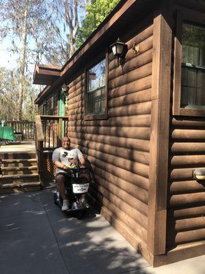 Mr. Ausmer hailing all the way from Biloxi Mississippi checking in with Scootarama from the Fort Wilderness Campgrounds!