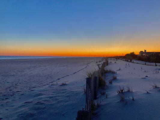 Cape May Beach on Thanksgiving