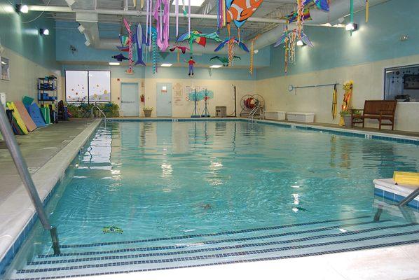 Our indoor pool is specifically designed for swimming lessons and wellness, maintaining a constant temperature of 89ºF throughout the year!