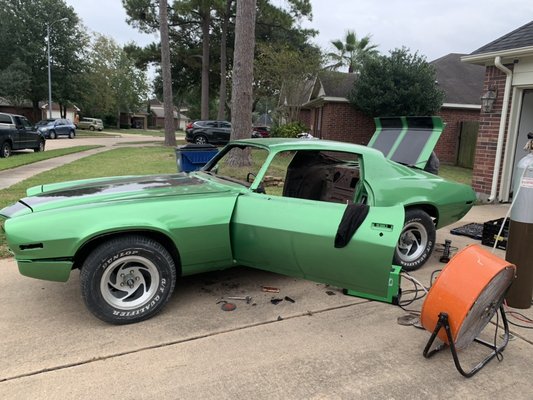 70' Camaro resto-mod project