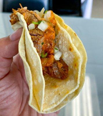 Taco de Birria de Res (90/100)