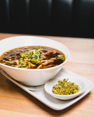 spicy oxtail noodle soup