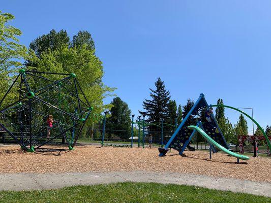 Lots of climbing things for the kids