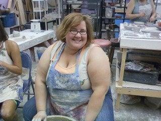 Girls night pottery class. Sip&Spin. Such a blast!