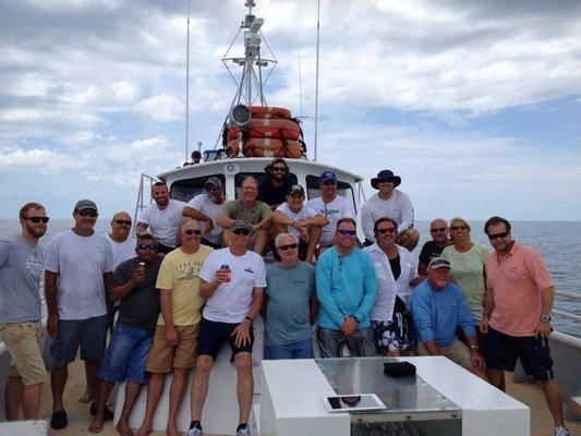 Dry Tortugas spearfishing gang!