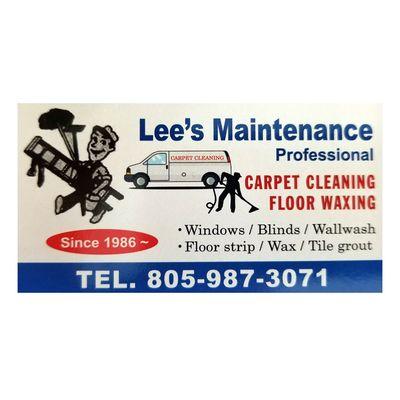 Lee's Maintenance Cleaning