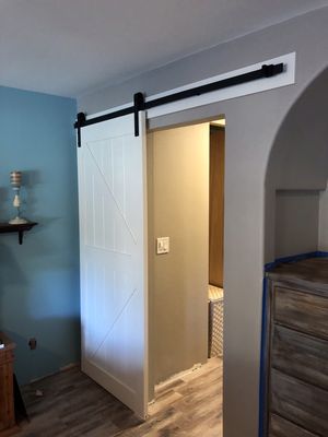 Same day barn door installations.