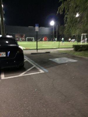 Night soccer