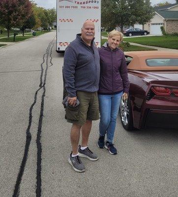 Paul, it was a pleasure shipping your Chevrolet Corvette to Florida. We look forward to shipping it again in the Spring. Thank you!