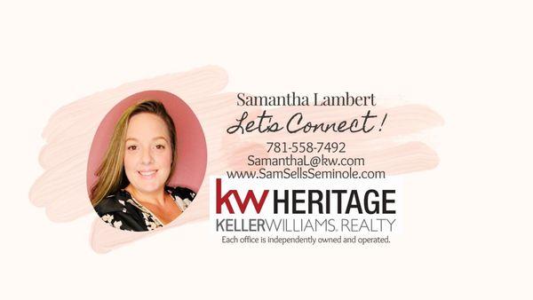 Samantha Lambert - Keller Williams Heritage Realty