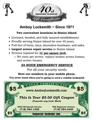 Brief description of our services with a coupon.