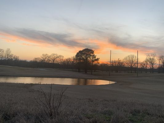 Gorgeous views at sunset at Hermitage Golf Course.