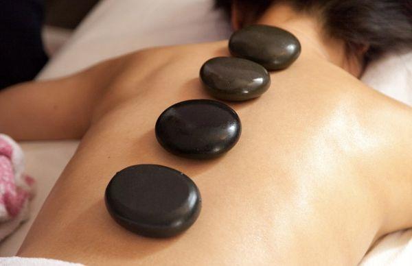 Hot stone massage