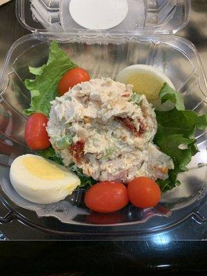 Mediterranean Chicken Salad Snack