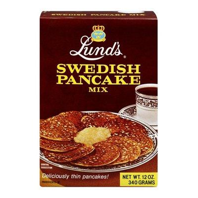 Lund's Swedish Pancake Mix makes a lightly sweet, tender pancake great for any occasion.