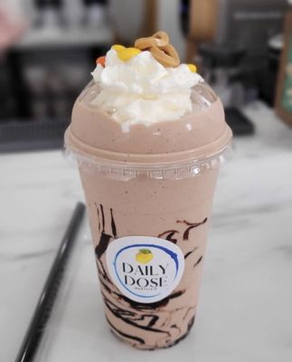 Peanut butter cup milkshake