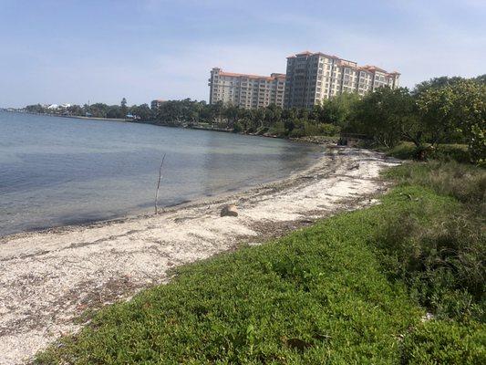 Another view of park / can walk on sand