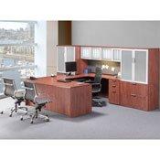 Executive Bow Front U-Shape Office Suite