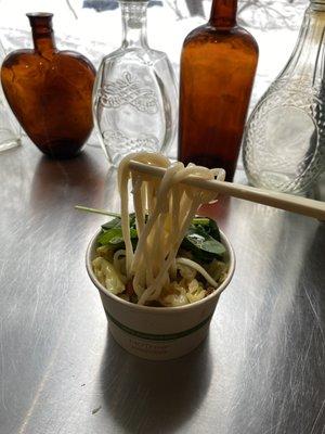 Coconut udon with tofu