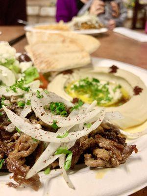 Beef Shawarma Dinner Platter