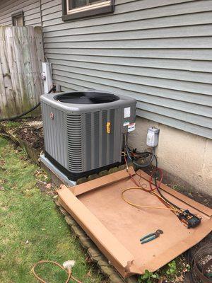 Rheem 2 1/2 ton air conditioner