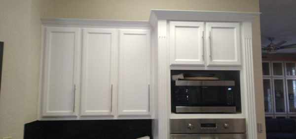 After cabinet pulls installed