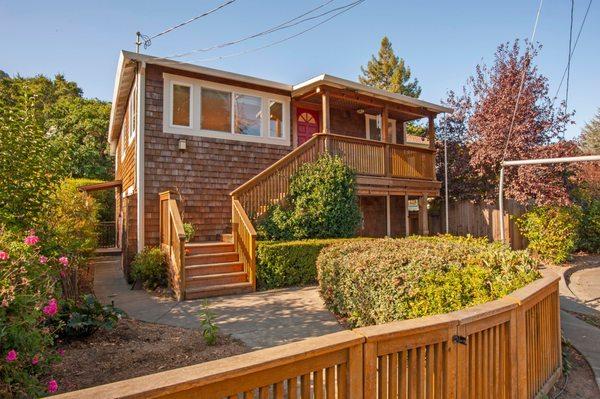 Just Sold! Charming brown shingled duplex in San Anselmo- $1,300,000