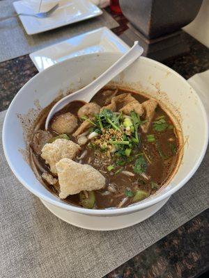 Thai Boat Noodles Soup