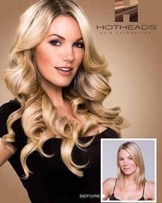 Now offering hotheads tape in hair extensions. Call today and book your consultation