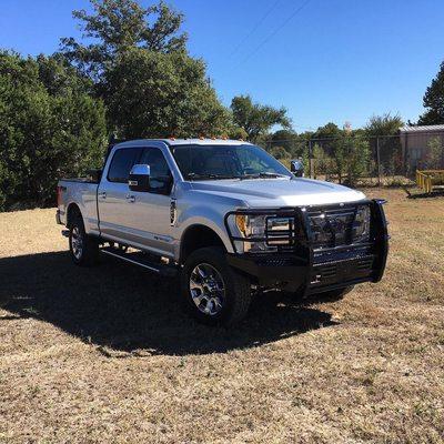 Brush guards are a great way to protect your trucks front end.