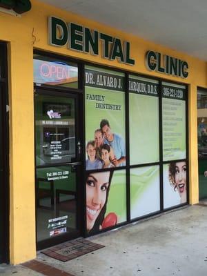 Family dentistry in Miami, FL storefront