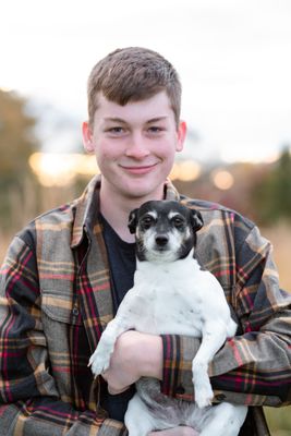 senior and dog session