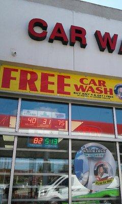 Buy Four Car Washes get One Free!!