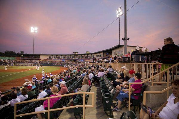 A night of baseball for clients and friends.