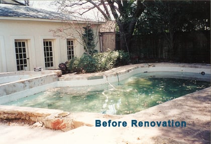 Before Pool Renovation