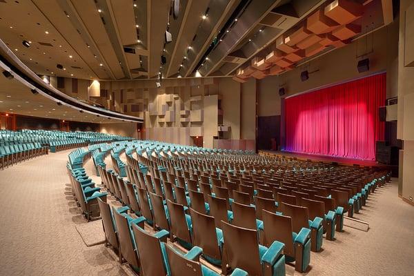 Inside the theater at the Music Hall at Fair Park.