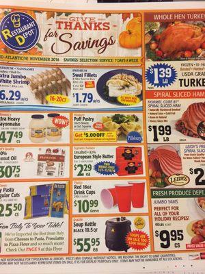 Great deals at the depot name brand items.